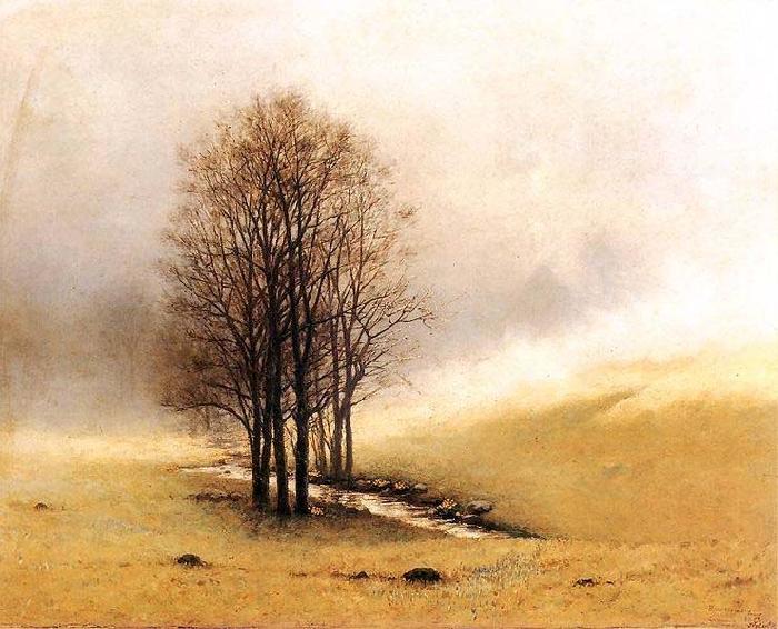 Stanislaw Witkiewicz Springtime fog. oil painting picture